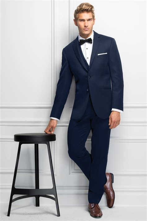 michael kors slim navy suit wedding|Michael Kors men's suit jacket.